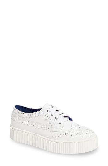Women's Shellys London Dilys Platform Sneaker Eu - White