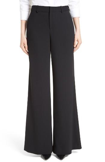 Women's Alice + Olivia Paulette Flared Leg Pants - Black