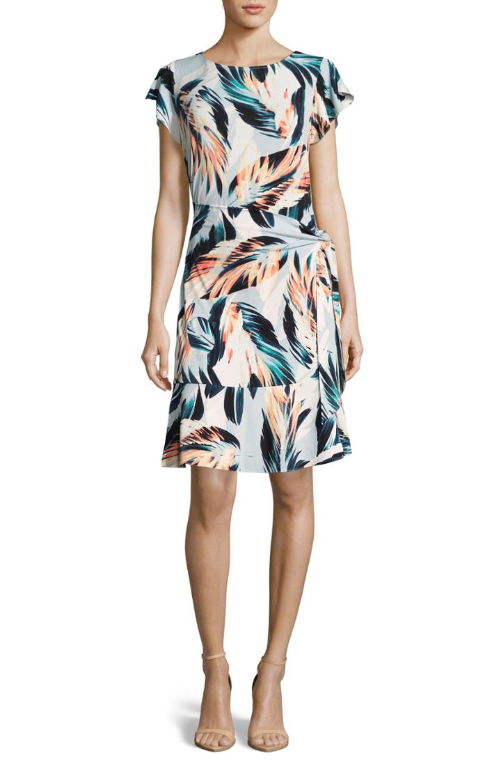 Women's Eci Side Tie Print Dress