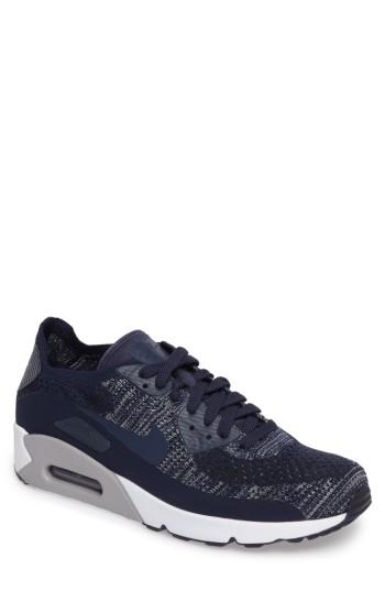 Men's Nike Air Max 90 Ultra 2.0 Flyknit Sneaker M - Blue