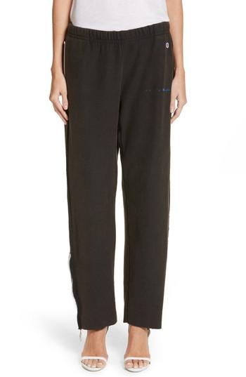 Women's Off-white X Champion Sweatpants - Black