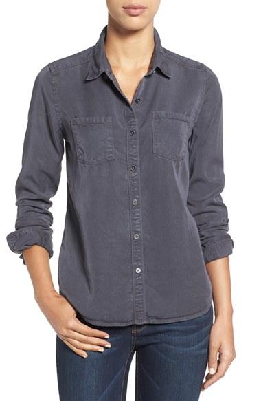 Women's Caslon Long Sleeve Denim Shirt