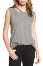Women's Pam & Gela Slash Neck Muscle Tee - Grey