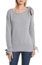 Women's Derek Lam 10 Crosby Tie Detail Cashmere Sweater