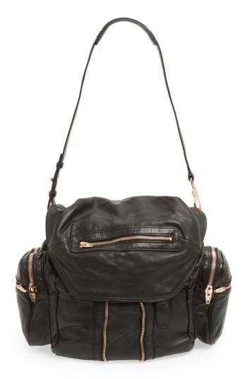 Alexander Wang 'marti - Rose Gold' Leather Backpack -