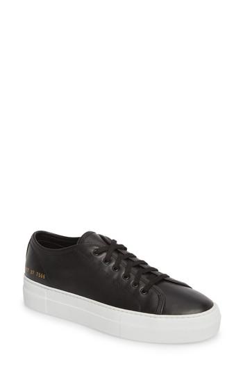 Women's Common Projects Tournament Low Top Sneaker Us / 35eu - Black