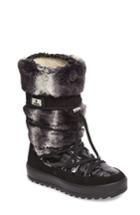 Women's Jog Dog Kitzbuhel Faux Fur Waterproof Quilted Boot Us / 36eu - Black