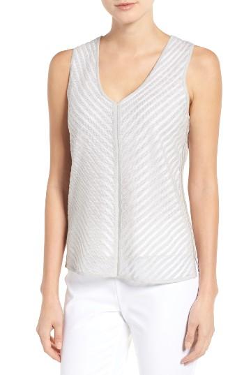 Women's Nic+zoe Sheer Chevron Tank