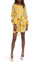 Women's Chriselle X J.o.a. Tiered Sleeve Minidress - Yellow