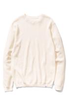 Men's Norse Projects Lauge Waffle Knit Sweatshirt - White