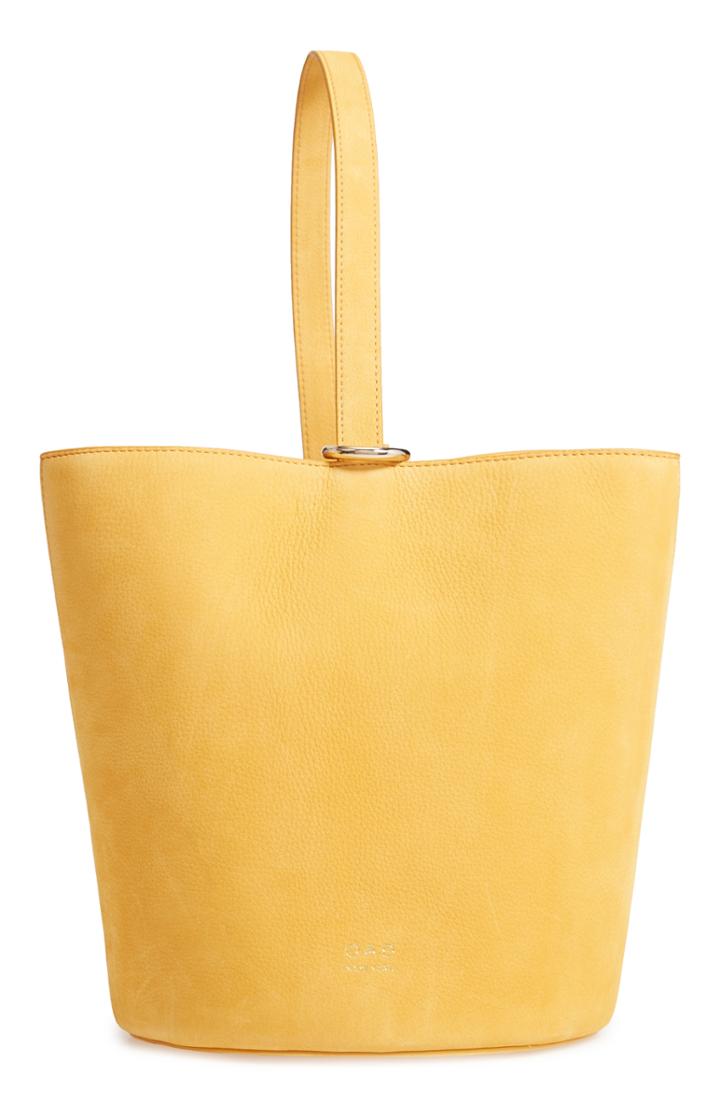 Oad New York Dome Leather Bucket Bag -