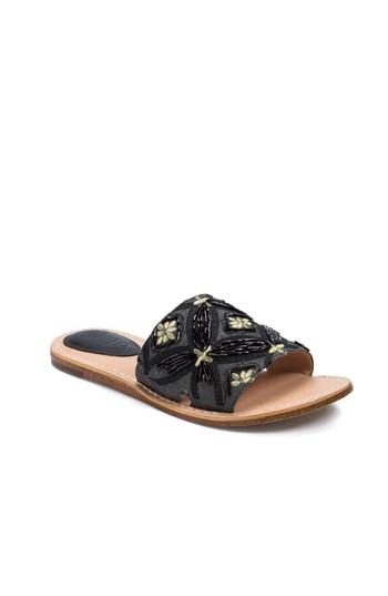 Women's Latigo Vella Embellished Slide Sandal M - Black
