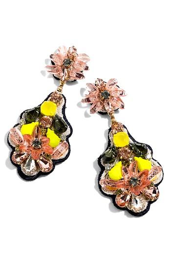 Women's J.crew Botanical Embroidered Drop Earrings