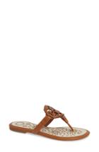 Women's Tory Burch Miller Scalloped Medallion Sandal M - Brown