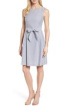 Women's Anne Klein Seersucker Fit & Flare Dress - Blue