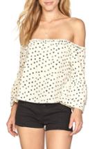 Women's Amuse Society Chapelle Off The Shoulder Top - Beige