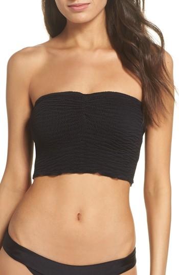 Women's Isabella Rose Tubular Bikini Top, Size - Black