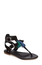 Women's Ugg Lecia Tassel Sandal M - Black