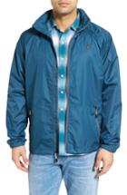 Men's Quiksilver Waterman Collection 'shell Shock' Lightweight Zip Jacket, Size - Blue