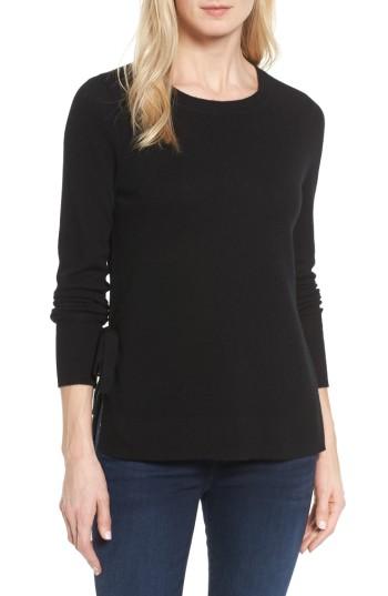 Women's Halogen Side Tie Cashmere Sweater