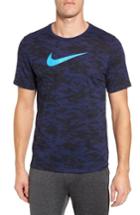 Men's Nike Basketball Attack Logo T-shirt, Size - Blue