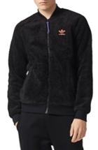 Men's Adidas Originals Pharell Williams Hu Hiking Fleece Track Jacket - Black