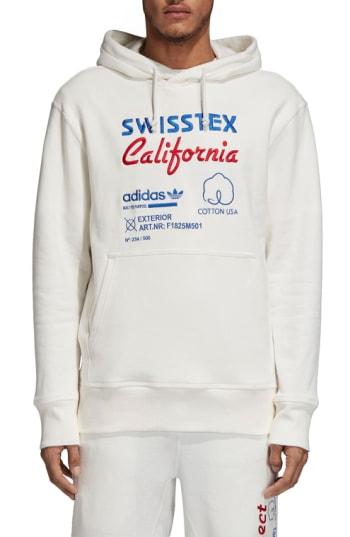 Men's Adidas Originals Kaval Hoodie - White