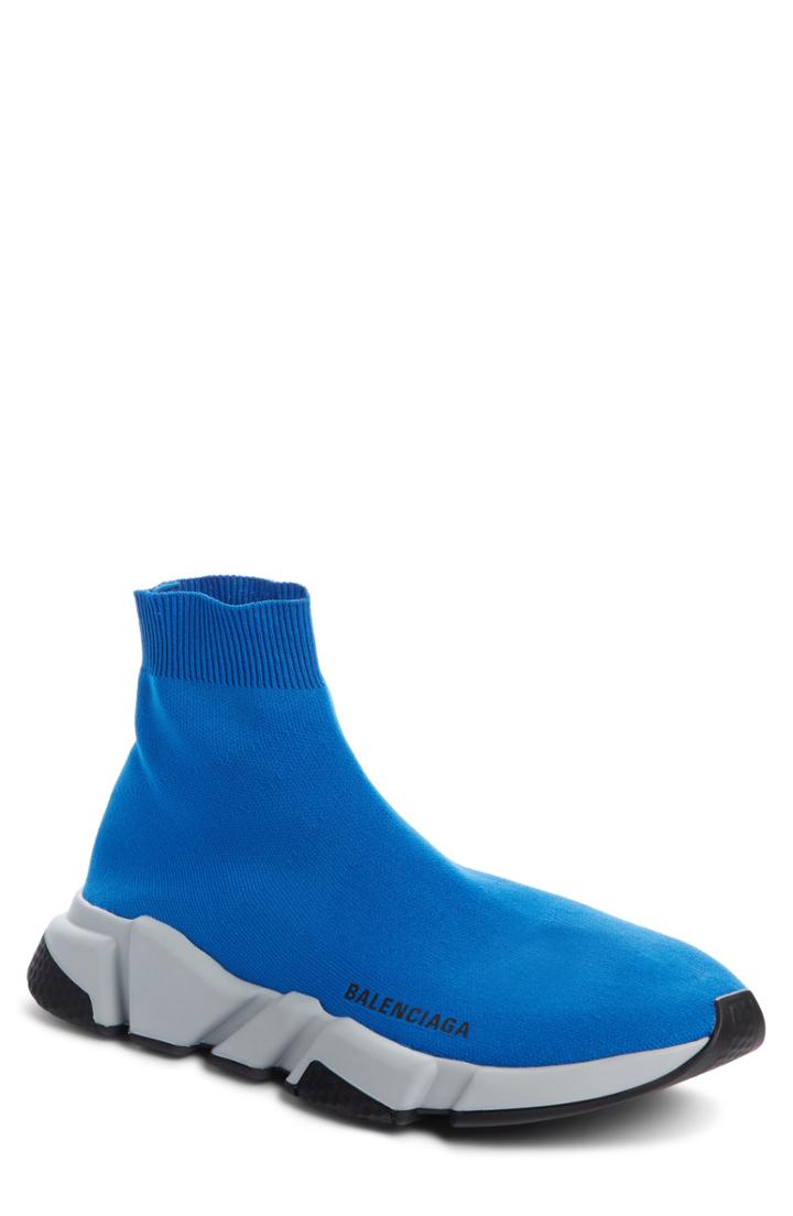 Men's Balenciaga Speed High Slip-on Us / 40eu - Blue