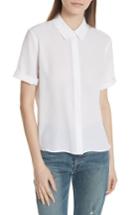 Women's Equipment Paulette Silk Shirt - White