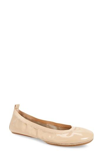 Women's Yosi Samra Samara Foldable Ballet Flat M - Brown