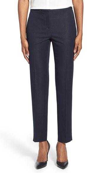 Women's T Tahari 'dessa' Straight Leg Pants - Blue