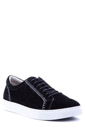 Men's Robert Graham Calle Low Top Sneaker M - Black