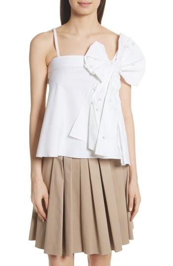 Women's Red Valentino Bow Detail Top Us / 38 It - White