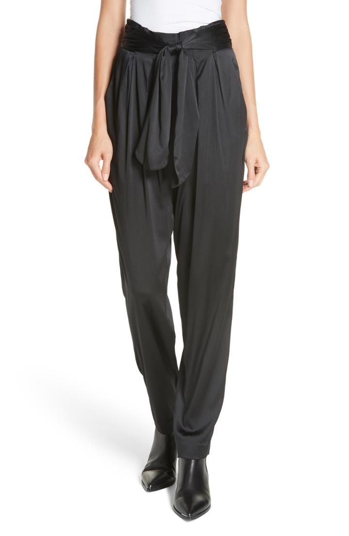 Women's A.l.c. Gideon Stretch Silk Pants
