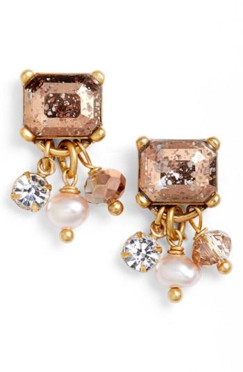 Women's Badgley Mischka Pearl Drop Earrings