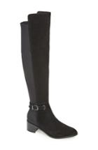Women's Clarks Poise Orla Over The Knee Boot .5 M - Black