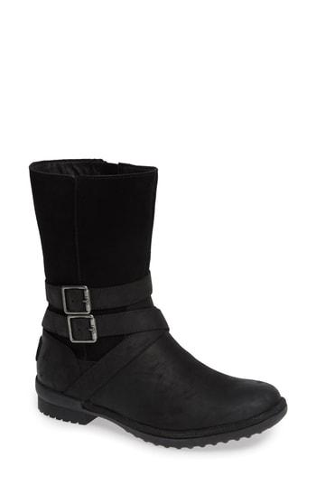 Women's Ugg Lorna Waterproof Bootie M - Black