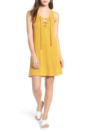 Women's Somedays Lovin Heat Rising Lace-up Dress - Yellow