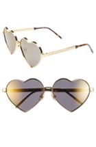 Women's Wildfox 'lolita Deluxe' 59mm Sunglasses - Gold