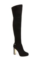 Women's Calvin Klein 'polomia' Platform Over The Knee Boot M - Black
