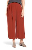 Women's Eileen Fisher Wide Leg Pants, Size - Red