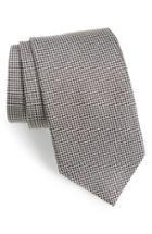Men's David Donahue Grid Silk Tie