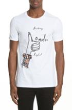 Men's Burberry Thumbs-up London Graphic T-shirt - White