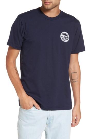 Men's Casual Industrees Pnw T-shirt, Size - Blue