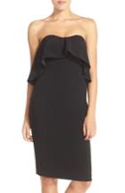 Women's Chelsea28 Ruffle Stretch Crepe Sheath Dress