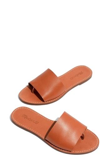 Women's Madewell Riley Slide Sandal .5 M - Brown