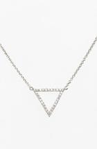 Women's Bony Levy 'prism' Diamond Small Triangle Pendant Necklace (nordstrom Exclusive)