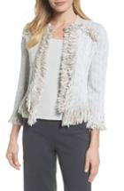 Women's Nic+zoe Pop On Fringe Jacket - Beige