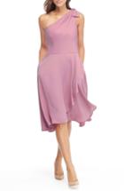 Women's Gal Meets Glam Collection Octavia Summer Crepe One-shoulder Dress (similar To 14w) - Purple