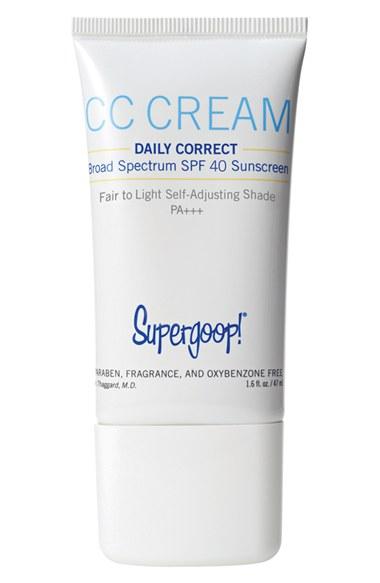 Supergoop! Daily Correct Cc Cream Broad Spectrum Spf 35 .6 Oz - Fair/ Light Spf 40